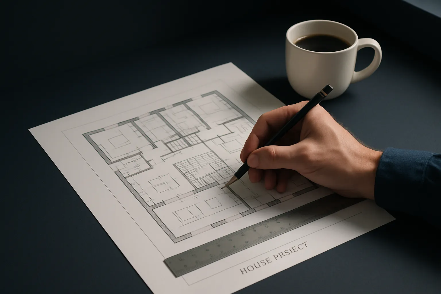 Modern house designed by the studio