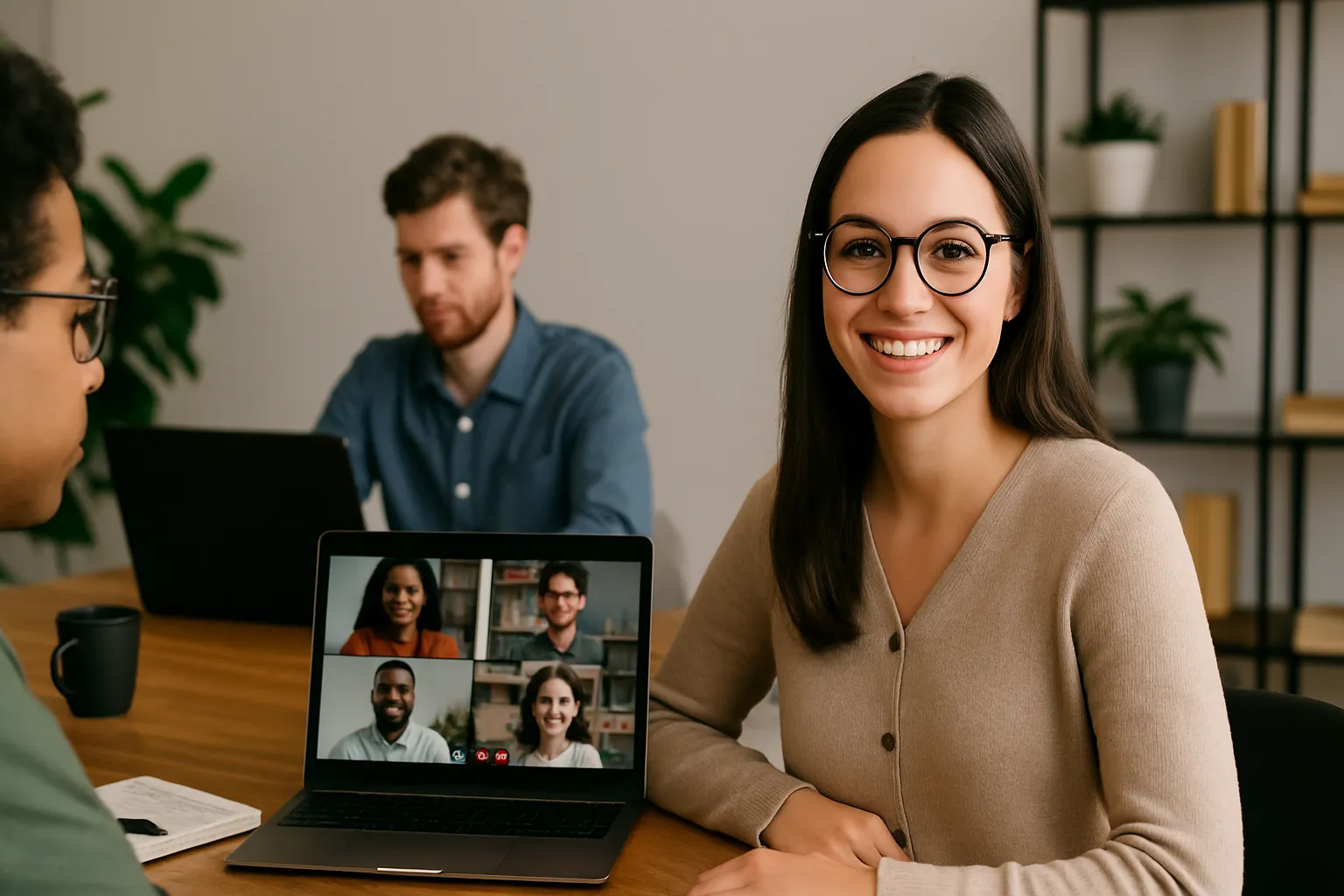 Team working together