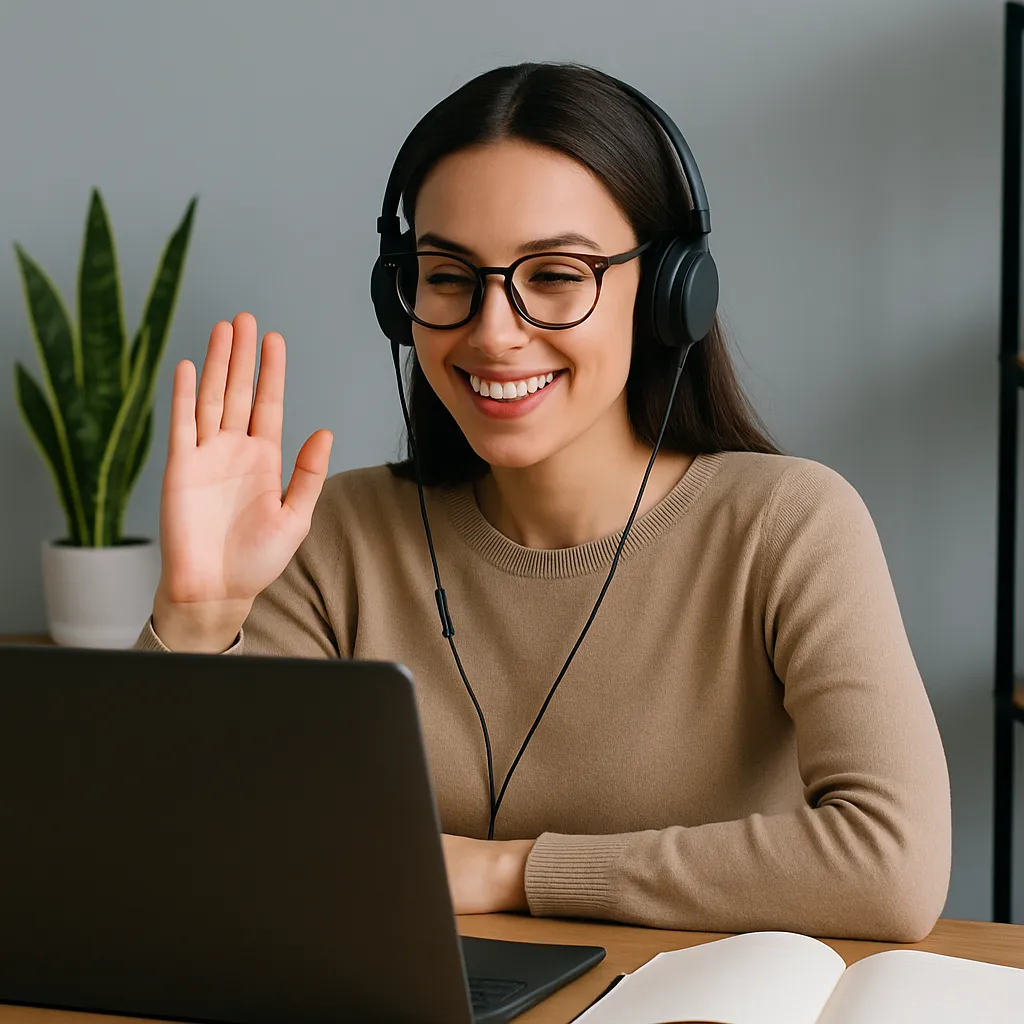 Contact team working