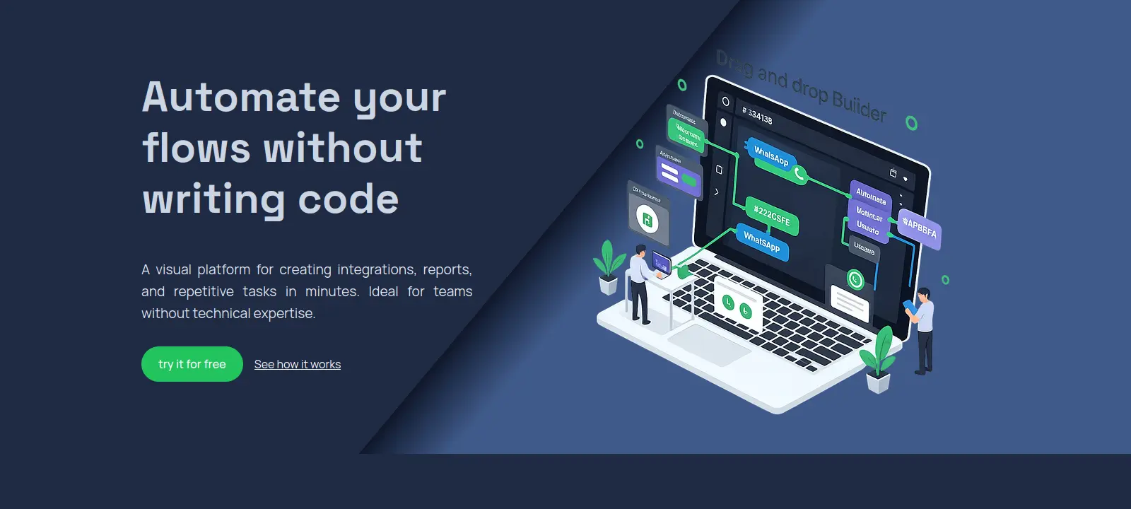 Screenshot of Landing Page Promo